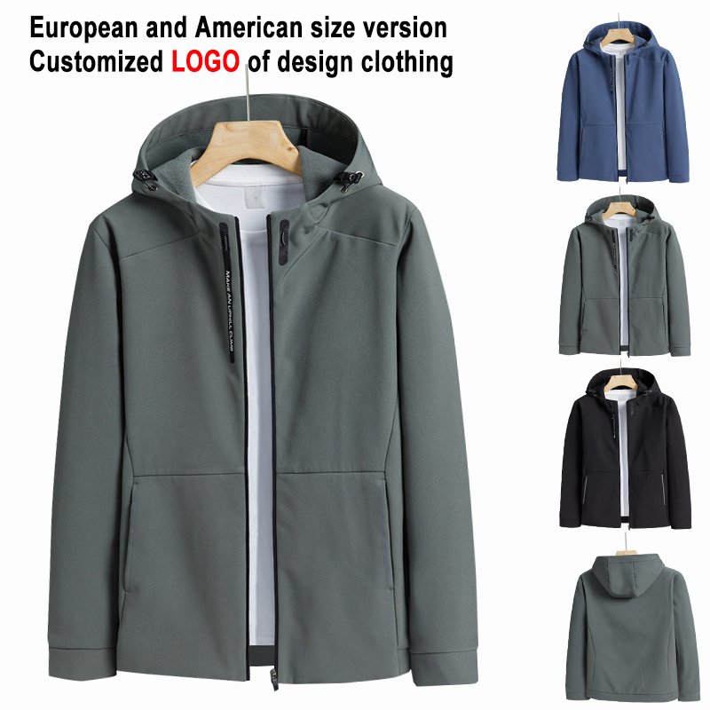 Custom logo man's Waterproof Hiking Travel Shell Breathable Rain Jacket for camping, climbing, traveling, walking, running