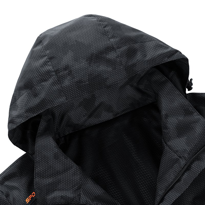 New Fashion Hooded Hiking Climbing Jacket Men Spring And Autumn 2024 New Sports Leisure Work Jacket