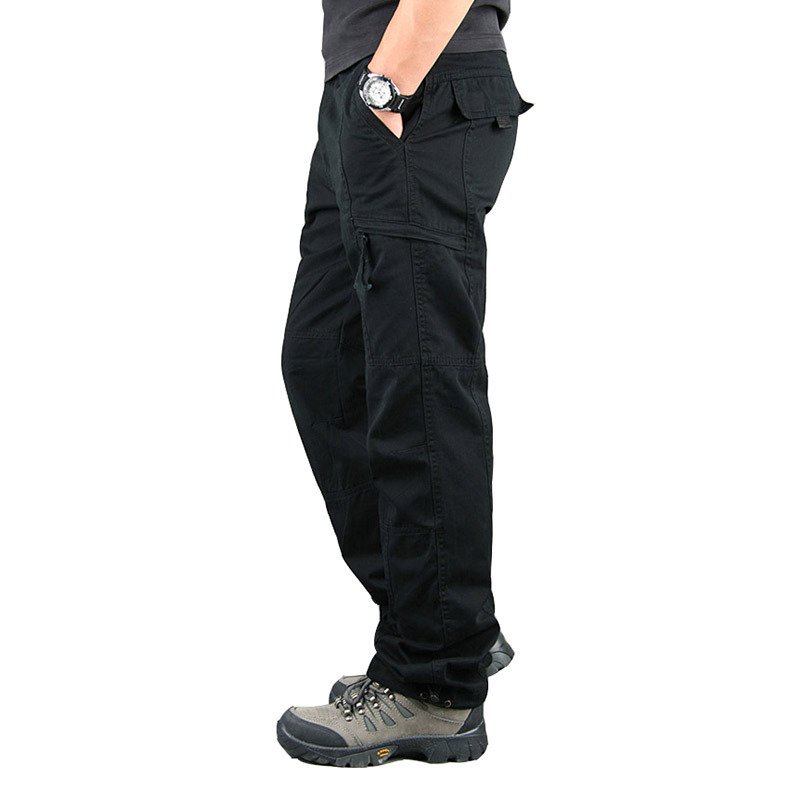 Men's 100% Cotton Tactical Pants Worker Outdoor Fans Combat Hiking Hunting Climbing Multi Pockets Cargo Pant Trousers