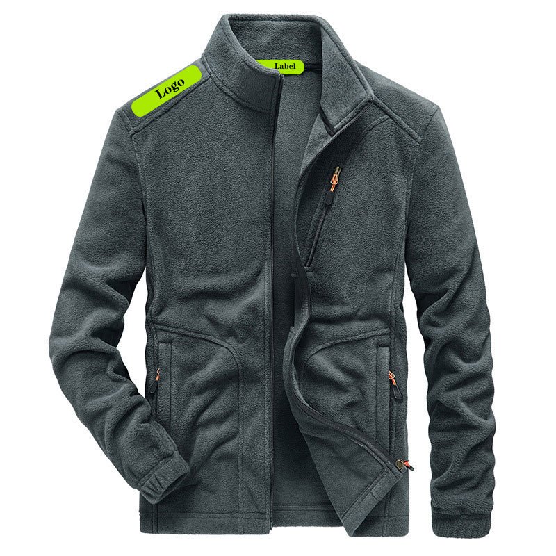 Plus Size 5XL Fleece Jacket Winter Protection Embroidery Streetwear Outdoor Wholesale Clothing For Men Manufacturers Company