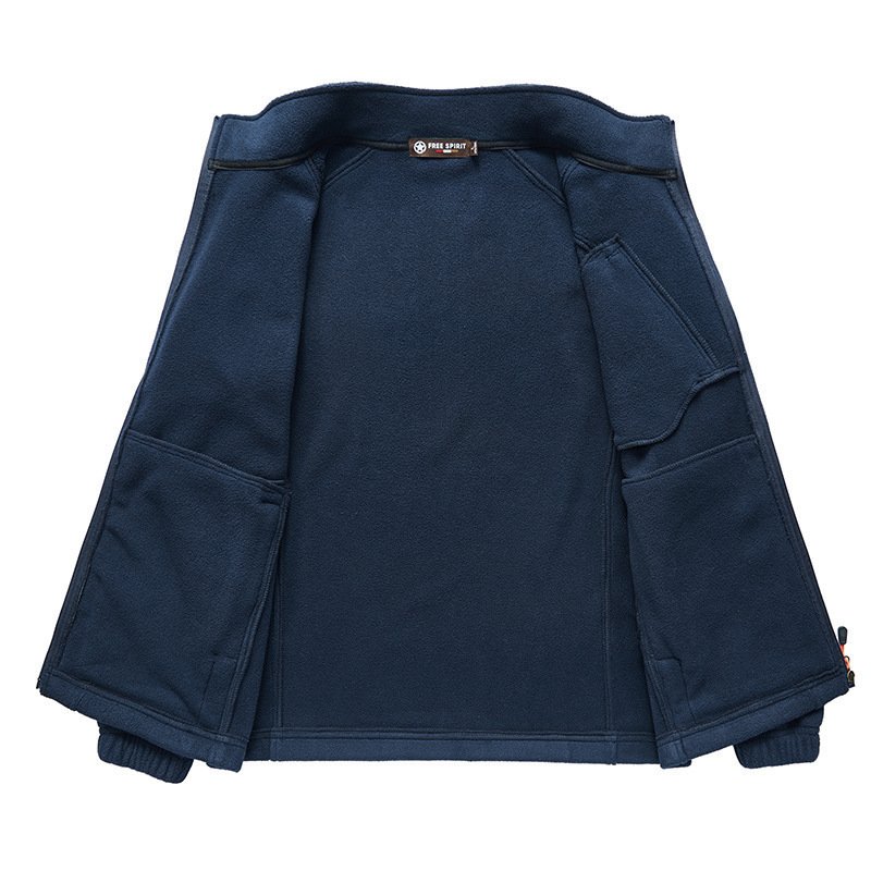 Plus Size 5XL Fleece Jacket Winter Protection Embroidery Streetwear Outdoor Wholesale Clothing For Men Manufacturers Company