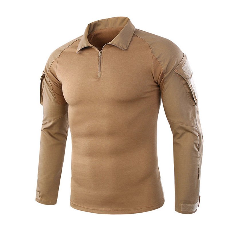 SP23-3015 Hunting Combat Uniform Tactical camouflage outdoor uniform clothing frog long sleeve top Camouflage Shirt