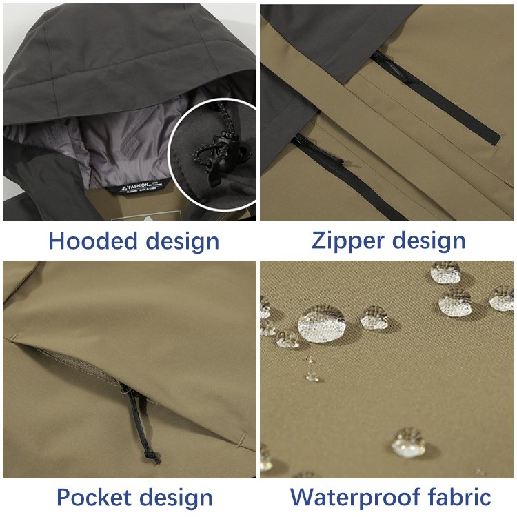 Premium Print Autumn 100% Polyester Hiking Jacket Windcheater Jacket Casual Coat Sports Winter Outdoor Softshell Windbreakers
