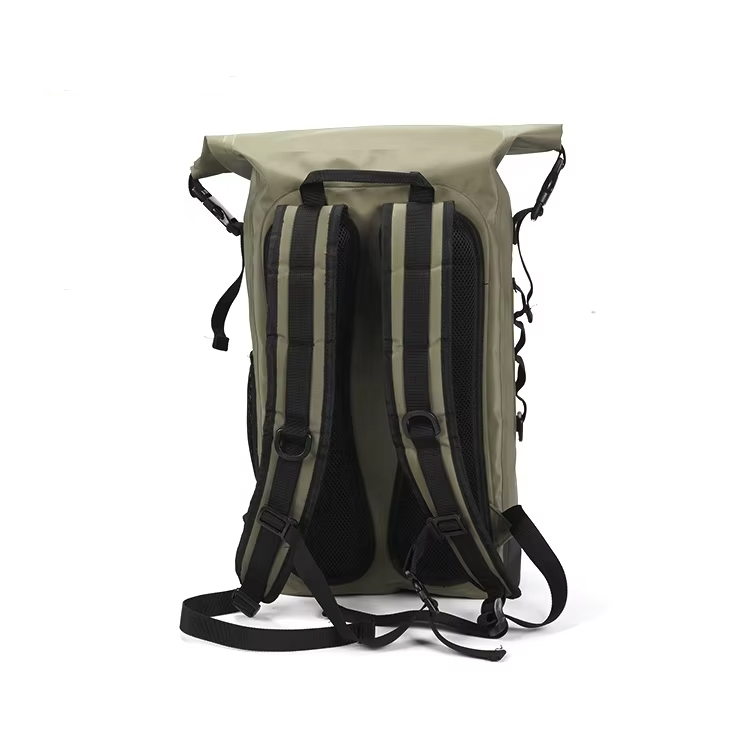 Custom OEM ODM Outdoor Travel Rolltop Dry Waterproof Hiking Bag 500D PVC Hiking Backpack Waterproof Bags