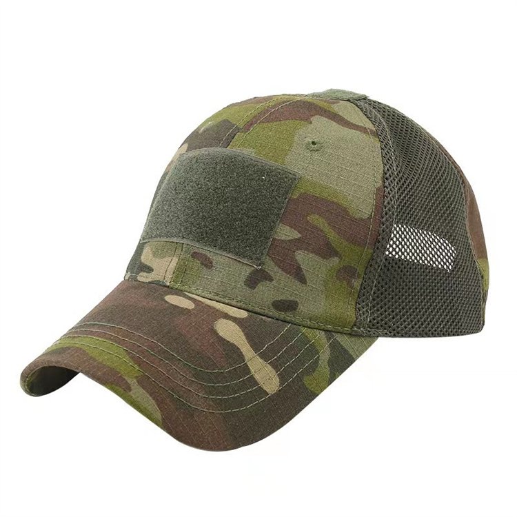 Camo Punisher Baseball Cap Men Outdoor Camouflage Jungle Hat Tactical Hiking Sports Hat With Loop For Patch Trucker Hat
