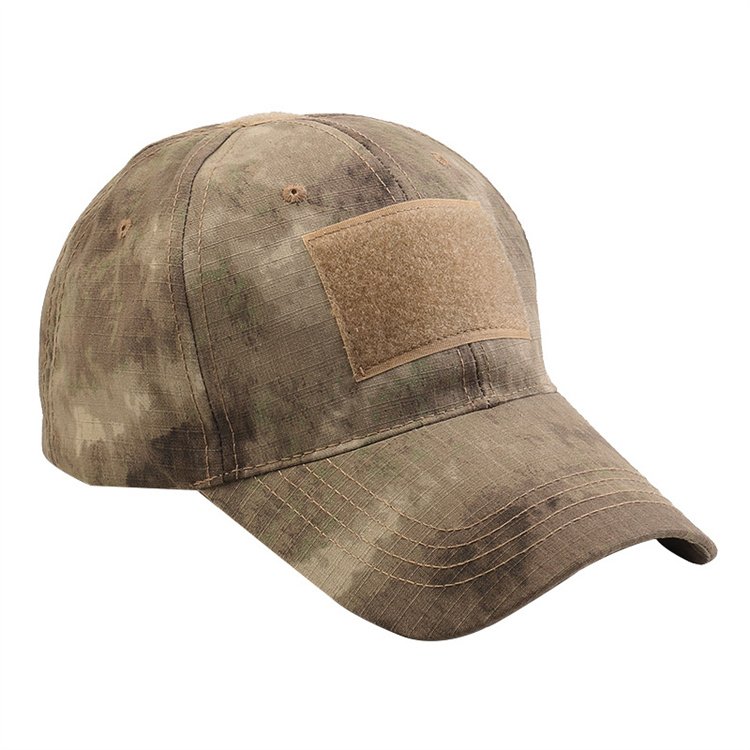 High Quality New Men Women Camouflage Baseball Cap Polyester Summer Sports Cap And Hat With Embossed Metal Buckle
