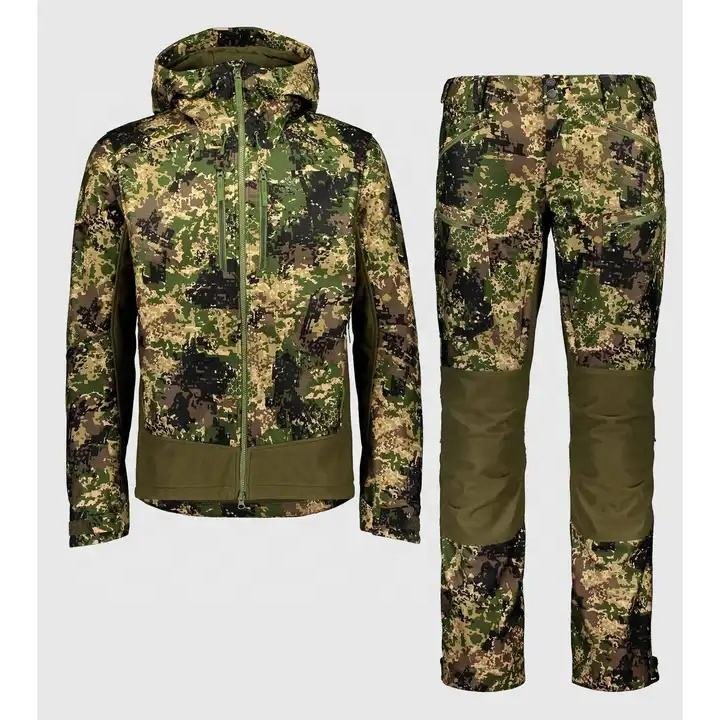 Hunting green suit hunting jacket with pant hunting clothing from BJ