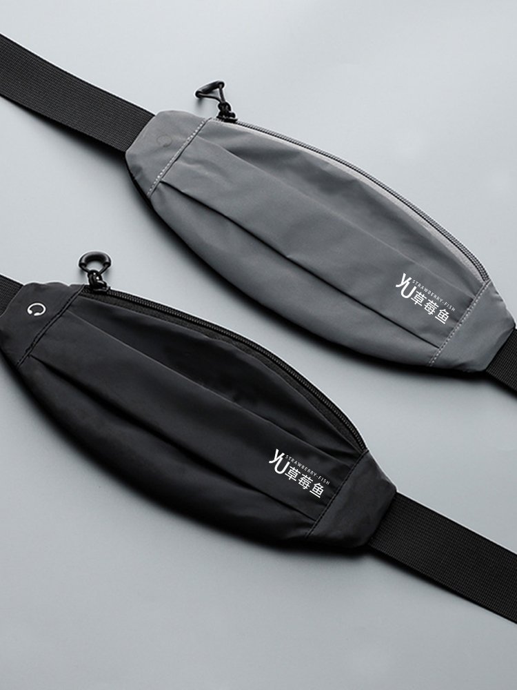 A new belt for a man with a waterproof gym kit for a woman running