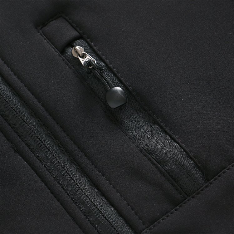 Custom Logo Plain Windproof Waterproof Outdoor Softshell Jacket With Zipper Lightweight