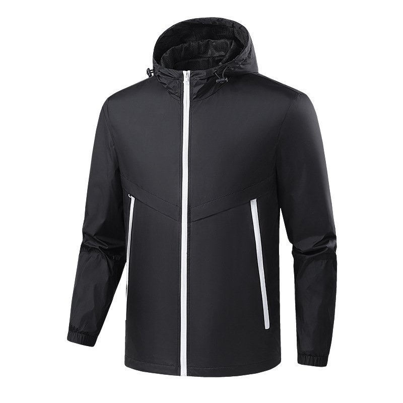 For Hiking oem Light Biker summer piece Quality Jacket Custom Two Tone Colors Autumn Breathable Waterproof Men's Hiking Jacket