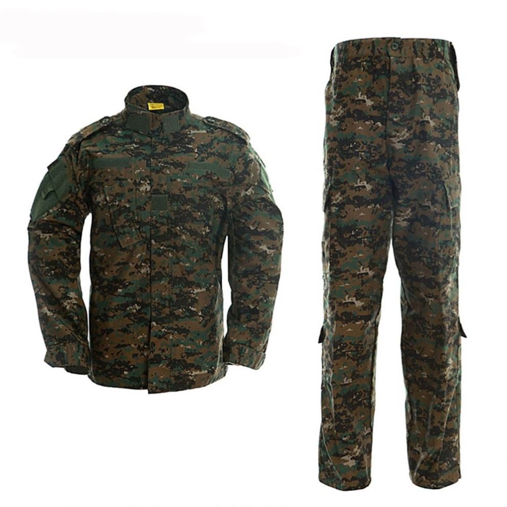 ODM Camouflage Uniform Clothing Digital Woodland Jungle Camo ACU Uniform High Quality