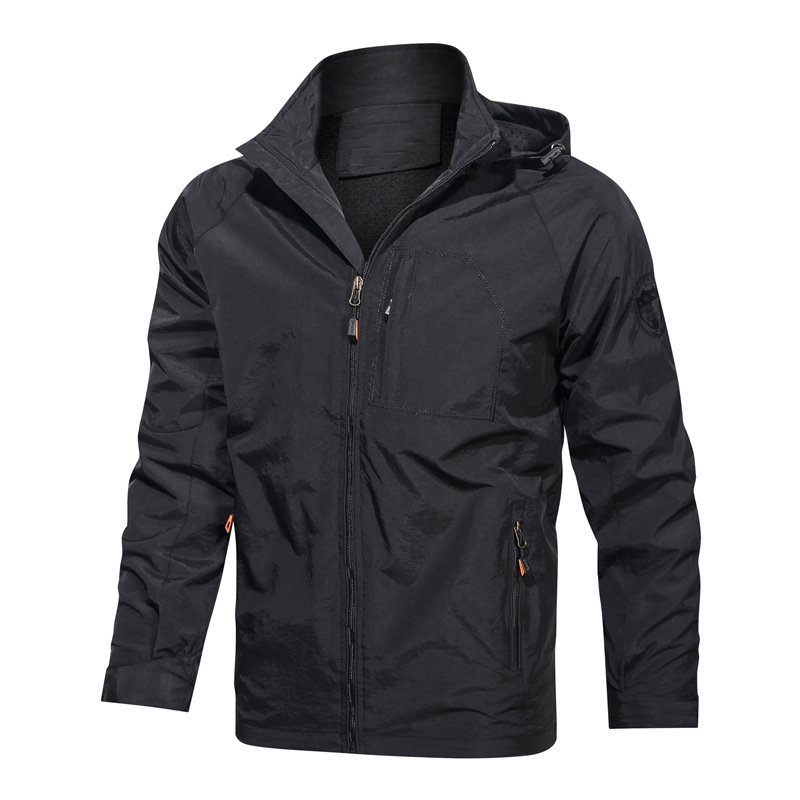 OEM Custom Design Hiking Rain Camping Fishing Male Clothing Breathable Jackets Men Outdoor Windproof Jacket Windbreaker Coat
