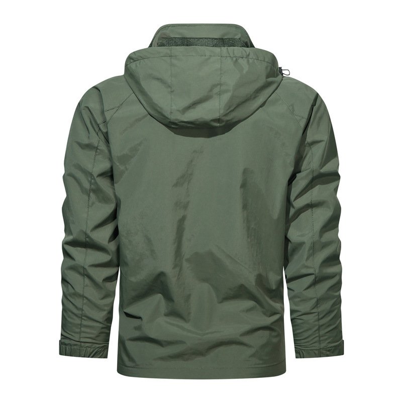 OEM Custom Design Hiking Rain Camping Fishing Male Clothing Breathable Jackets Men Outdoor Windproof Jacket Windbreaker Coat
