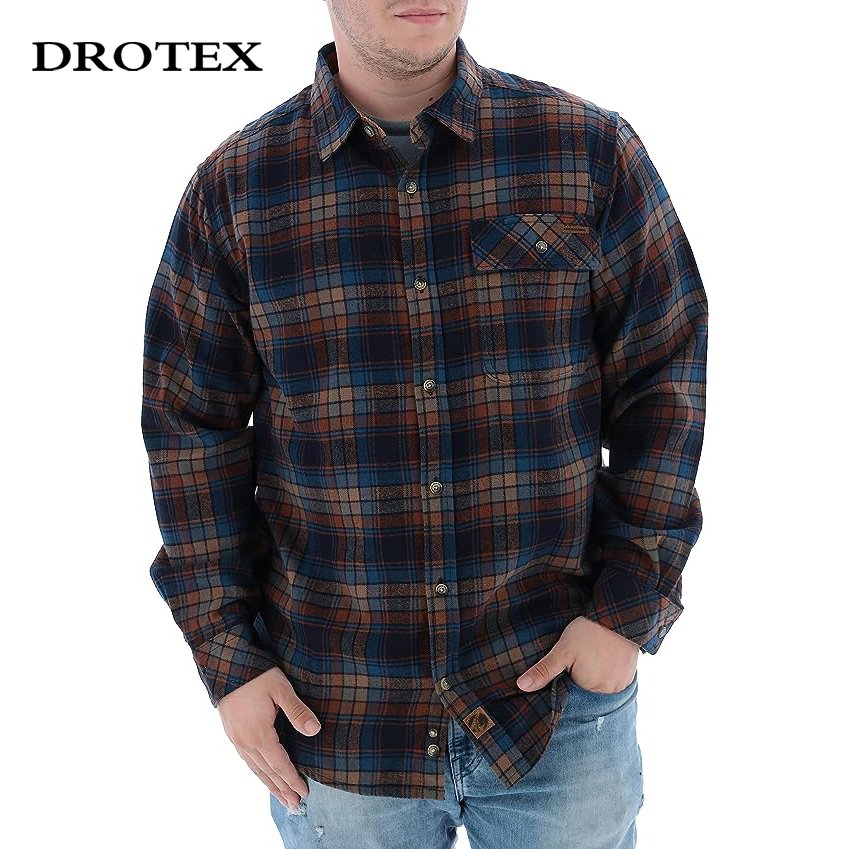 Customization Welding Cotton Long Sleeve Fire Proof Frc Plaid Shirts Spring Autumn Flame Resistant Fr Work Wear Plaid Shirt