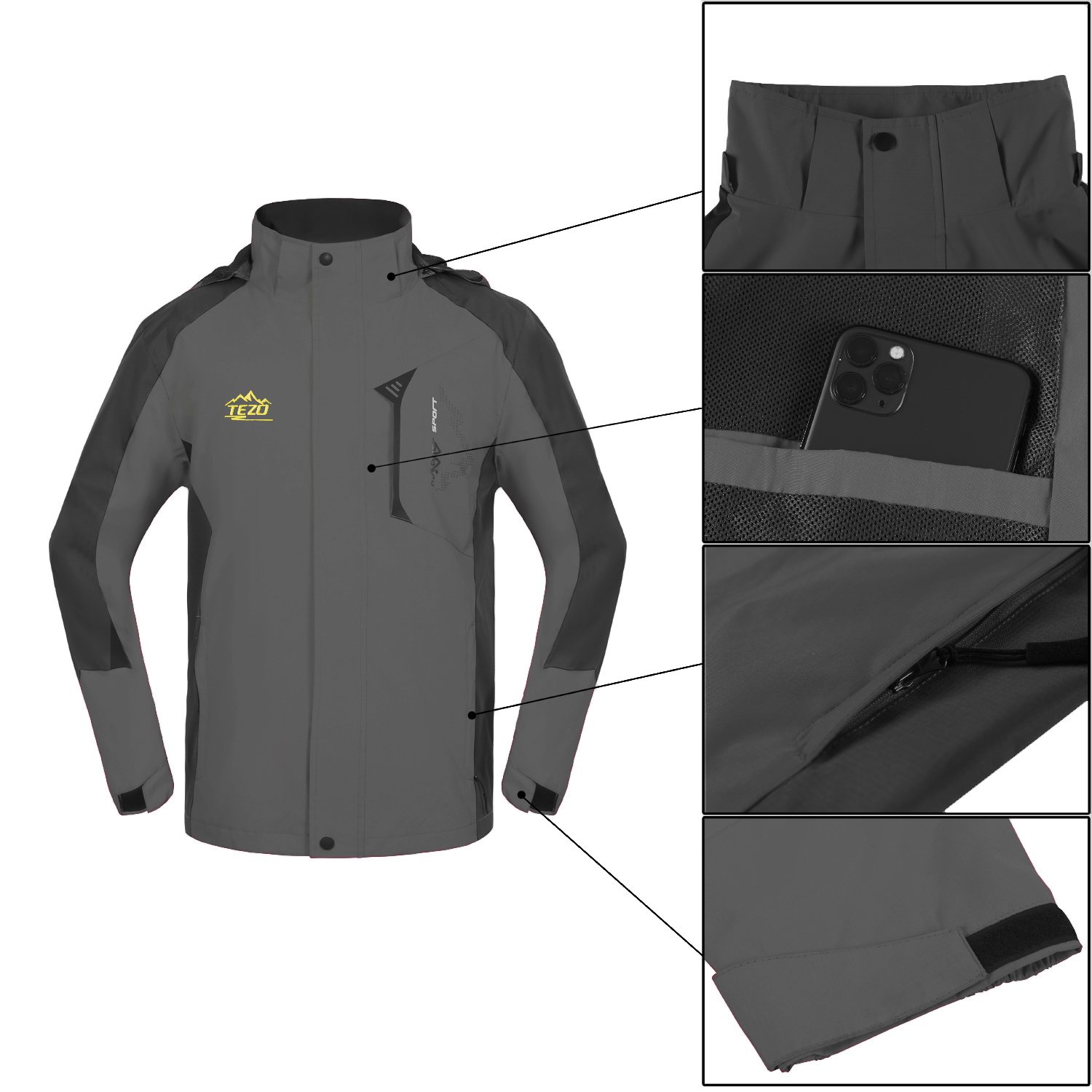 2024 Hiking/Camping Wear China High Quality Outdoor Warm Keep Windbreaker Hiking Jacket