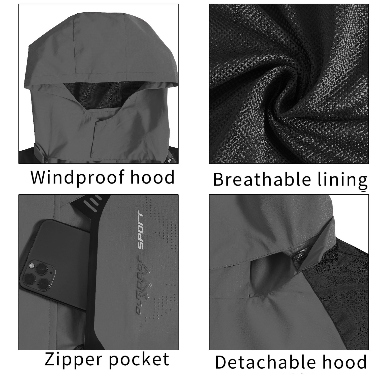 2024 Hiking/Camping Wear China High Quality Outdoor Warm Keep Windbreaker Hiking Jacket