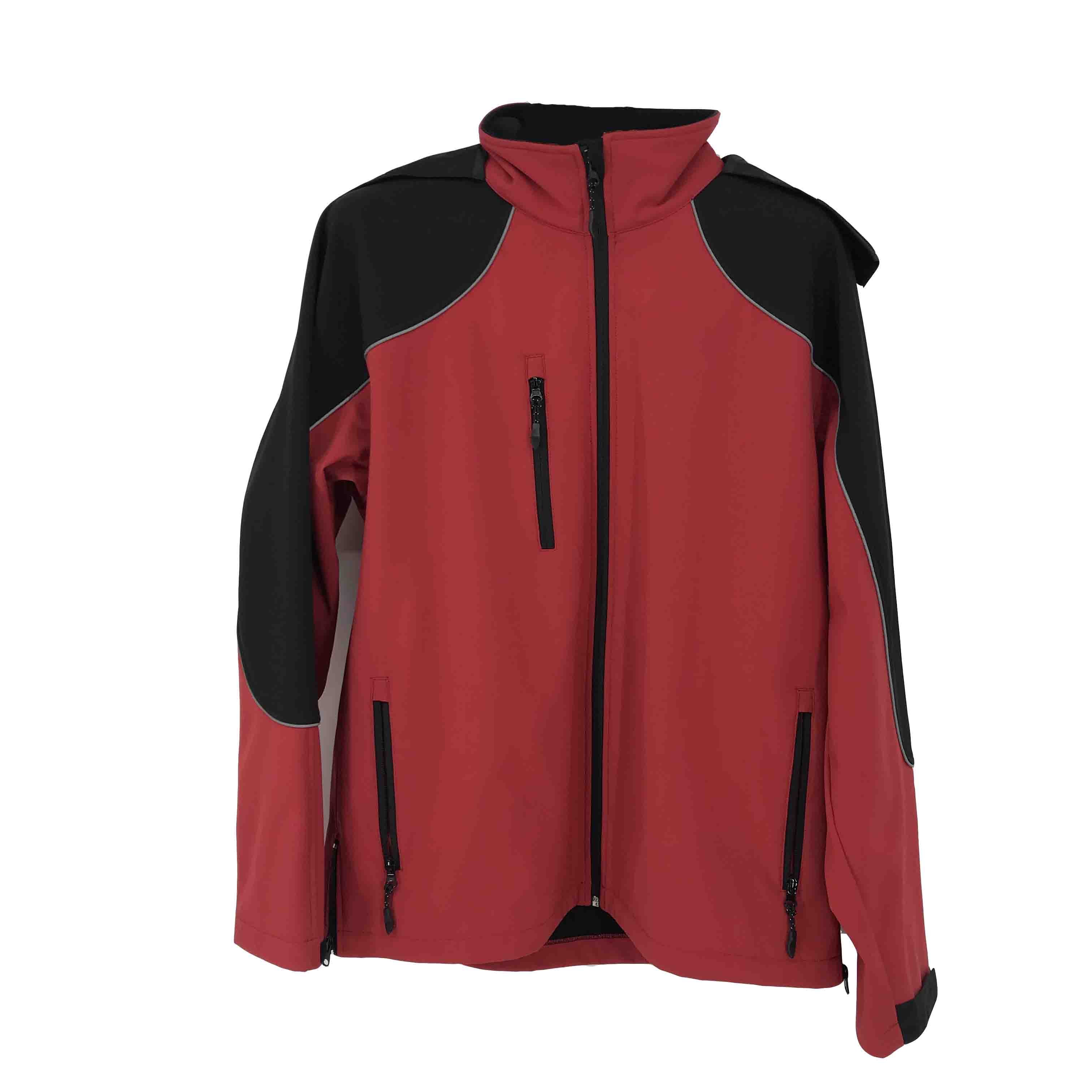 Autumn Winter Outdoor Jacket Mountaineering Hiking Solid Color Zipper Hoodie Softshell Jacket Clothing