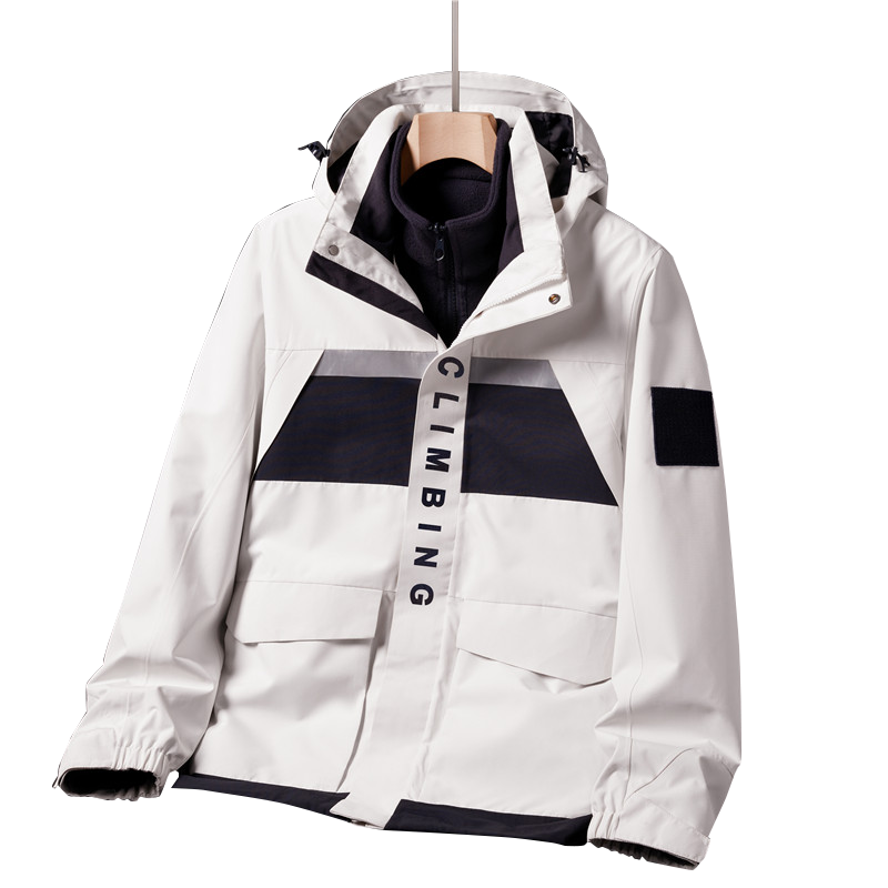 Autumn breathable waterproof outdoor soft-shell men's tactical jacket Custom LOGO Lightweight hiking fluffy windproof jacket