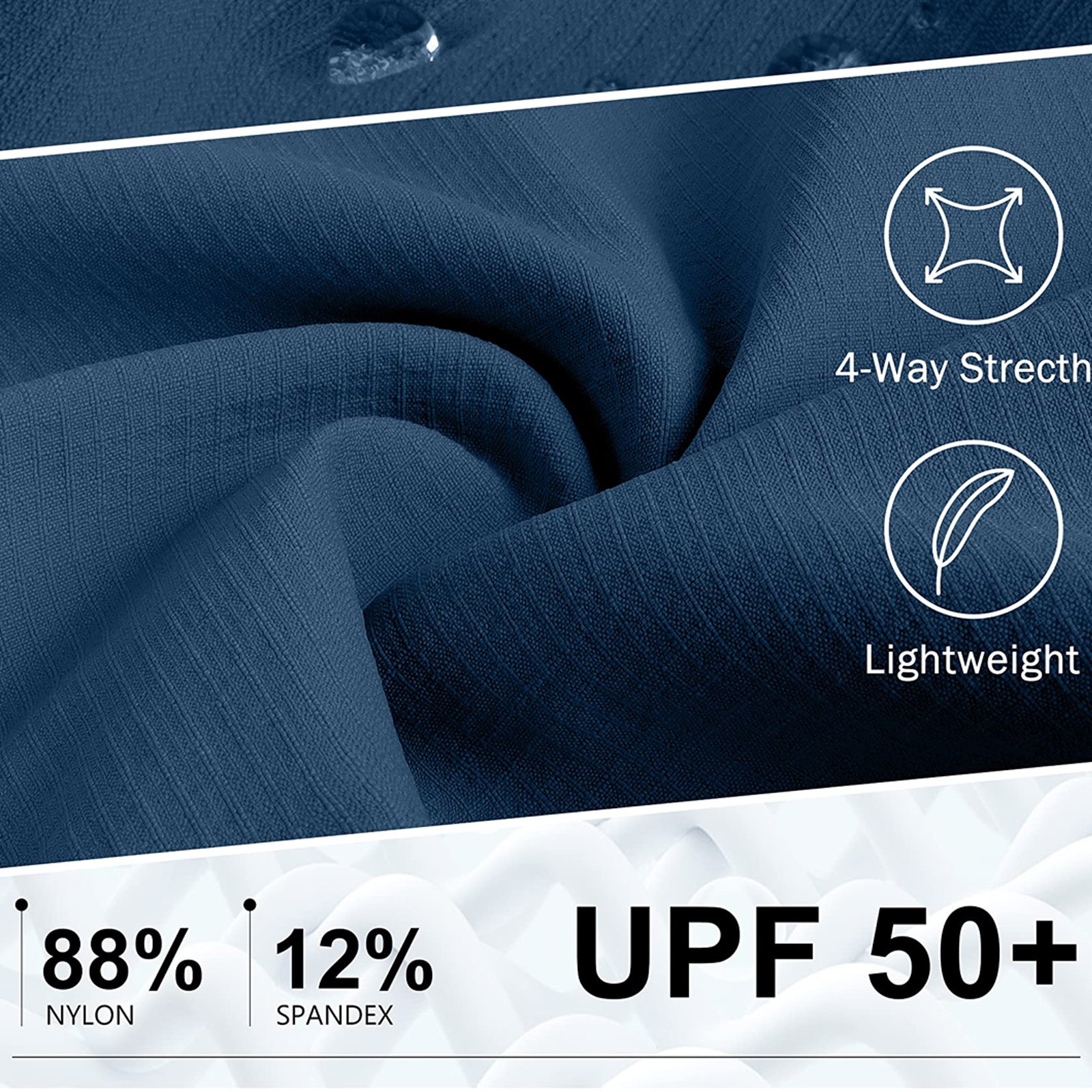 Men's Woven Ripstop Nylon Golf Tactical Cargo Pants Breathable Sports Clothing Sports Clothing Manufactures Black Waist Flat