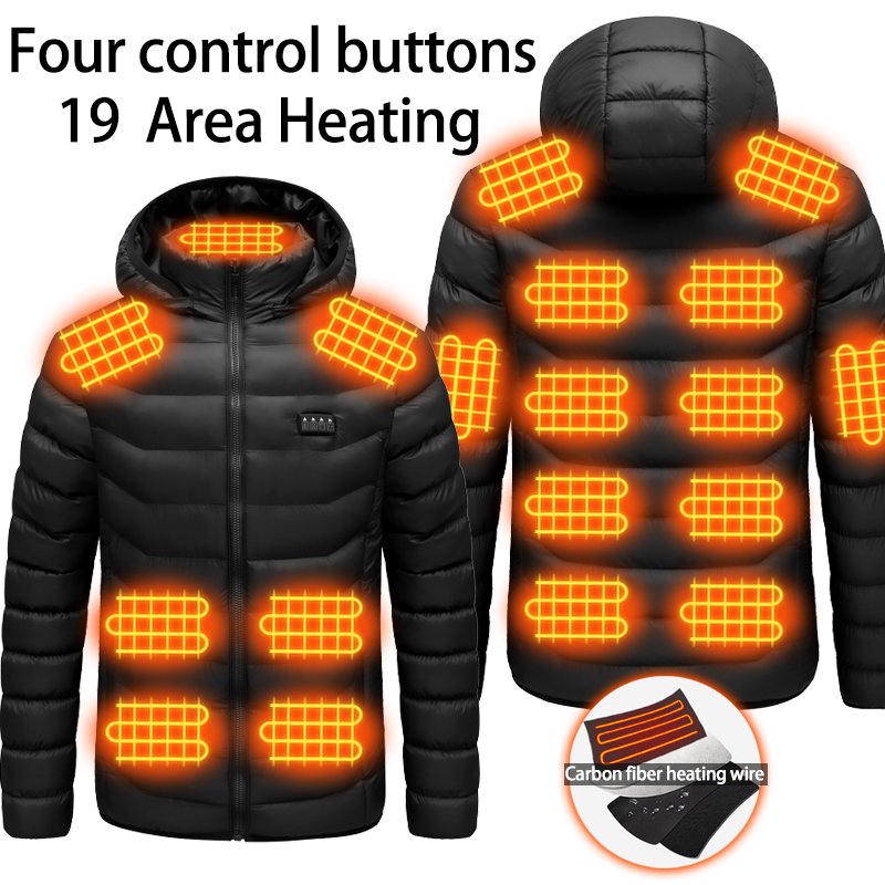 High-quality Customized Products Outdoor Winter Coat Usb Heated Jacket Mens Heated Jacket Outdoor Heated Jackets