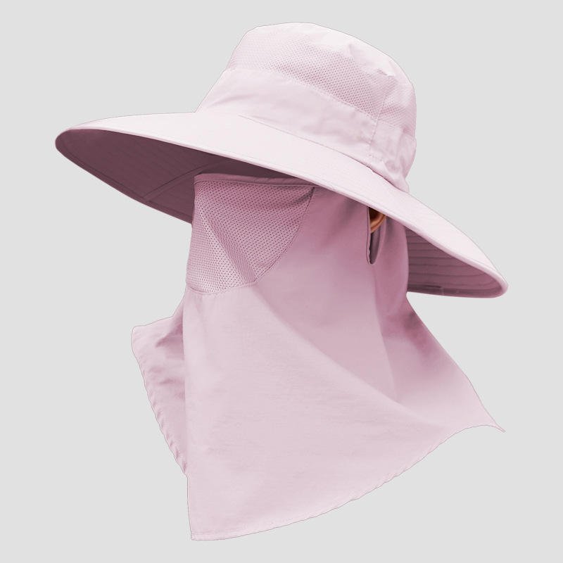 Quick Dry Sun Hat With Neck Flap UV Protection Waterproof Safari Cap Wide Brim Bucket Hat For Fishing Gardening Hiking Hunting