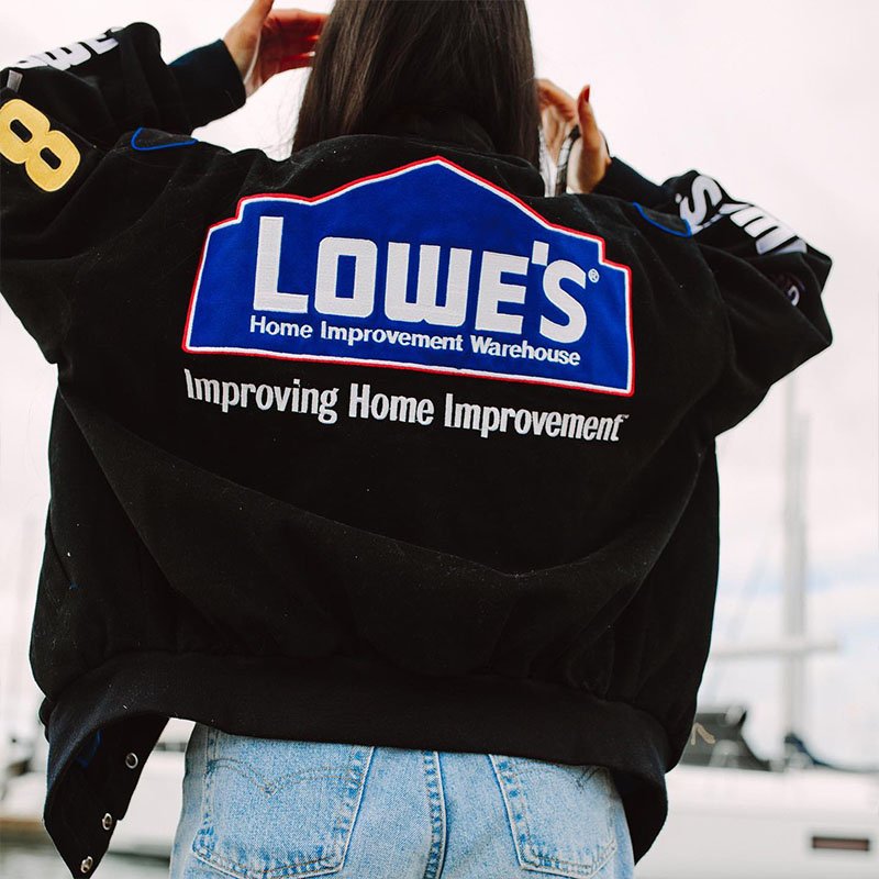 Fashion Women Vintage Sport Style Coat Printed Long Sleeve Racing Unsex Windbreaker Casual Street Wear Oversize F1 Racing Jacket