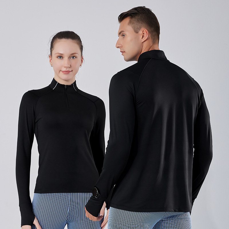 Yoga Workout Long Sleeve Shirt For Women Hoodie Athletic Sports Gym Tops With Thumbhole Quick Dry Workout Hiking Athletic Shirts