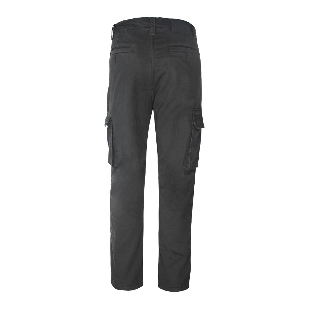 SMASYS Hiking Fleece Lining Workwear Trousers Multi Functional Pockets Cargo Pants with Zipper Closure