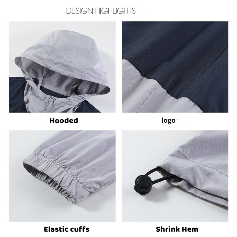 Men's Windbreaker Jackets custom Printed Water Proof Wind Breaker Casual Male Clothing 2024 Jackets Wholesale High-quality