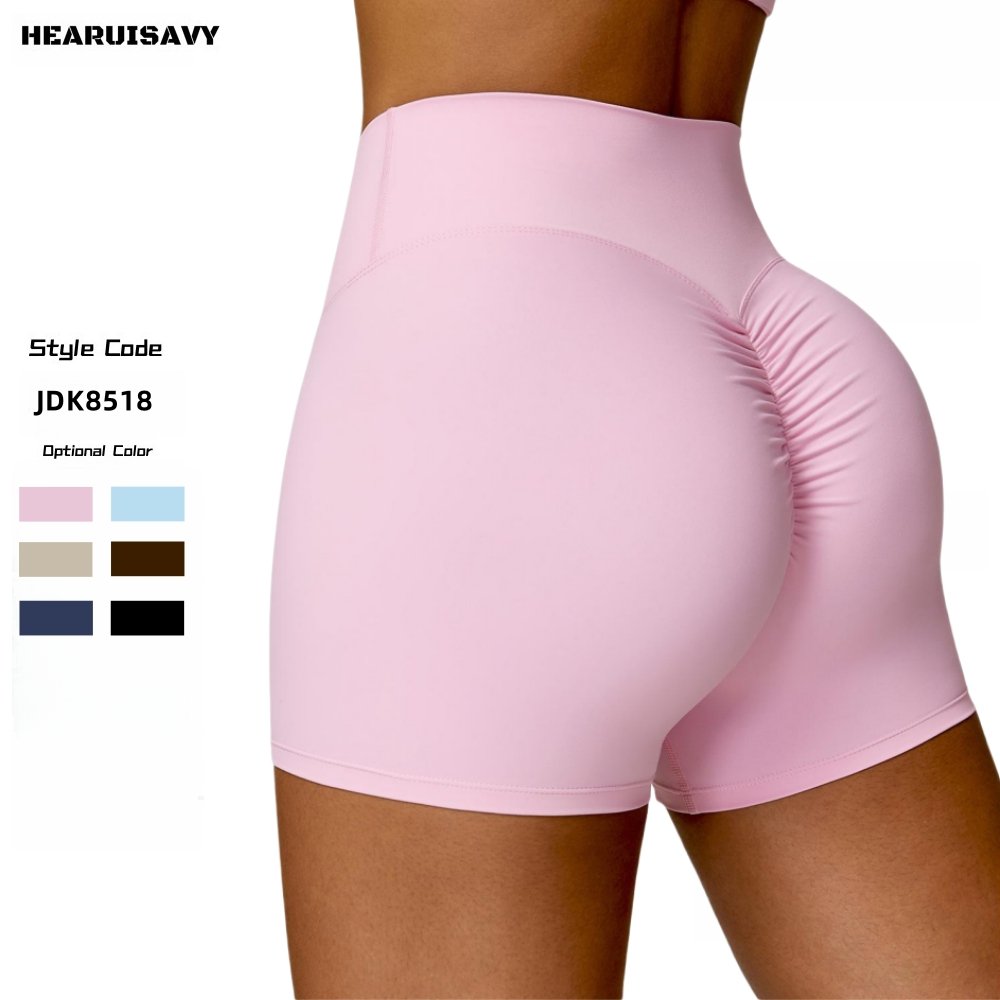 Wholesalers Custom LOGO Casual Sportswear High Waist Workout Running Biker Shorts For Women Gym Fitness Wear