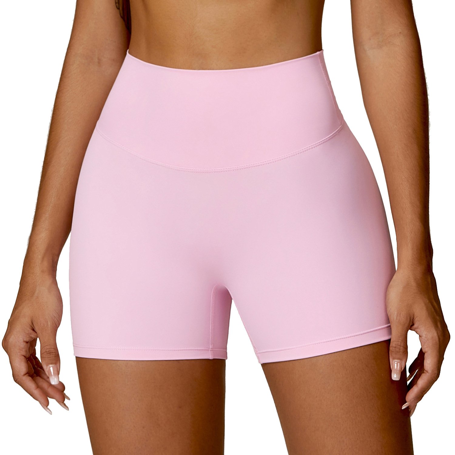 Wholesalers Custom LOGO Casual Sportswear High Waist Workout Running Biker Shorts For Women Gym Fitness Wear
