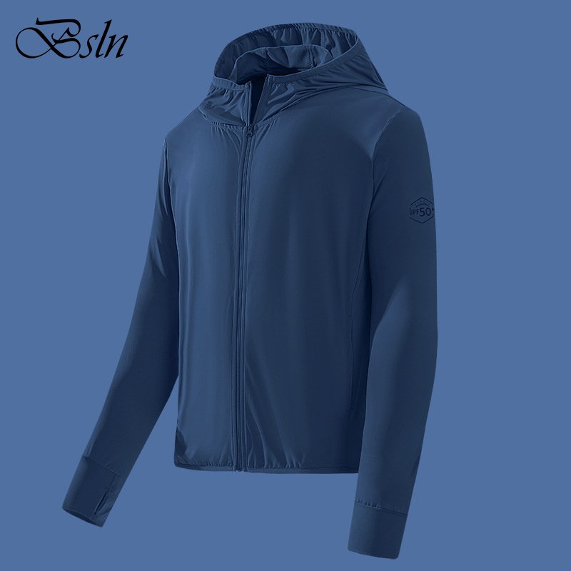 Ice Silk Hooded Fishing Sunscreen Clothing Men Women Breathable Skin Shirt Outdoor Cycling Hiking Sun Protection Jacket