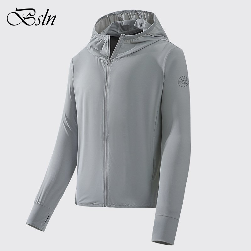 Ice Silk Hooded Fishing Sunscreen Clothing Men Women Breathable Skin Shirt Outdoor Cycling Hiking Sun Protection Jacket