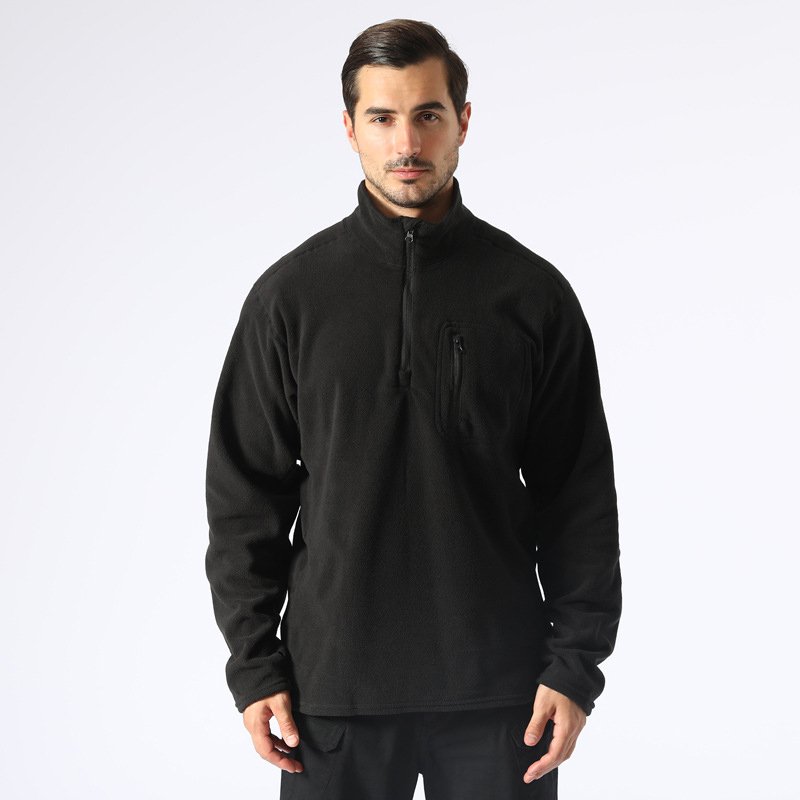 Outdoor tactical warm top travel windproof cycling hiking hunting training clothing men's spring and autumn leisure coat
