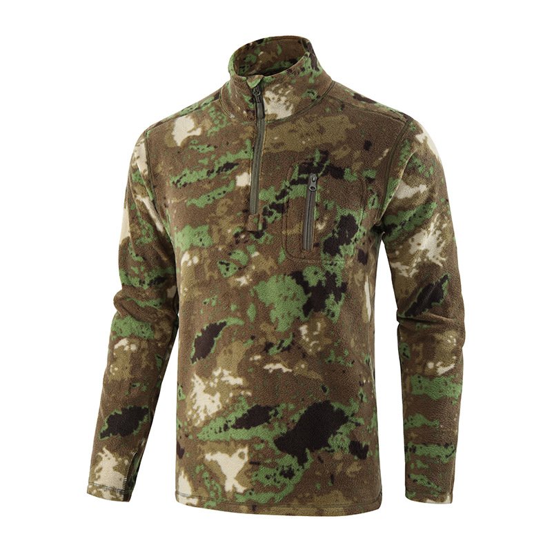 Outdoor tactical warm top travel windproof cycling hiking hunting training clothing men's spring and autumn leisure coat