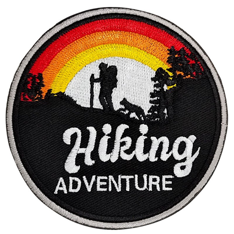 Outdoor Hiking Camping Campfire Embroidered Patches Badge