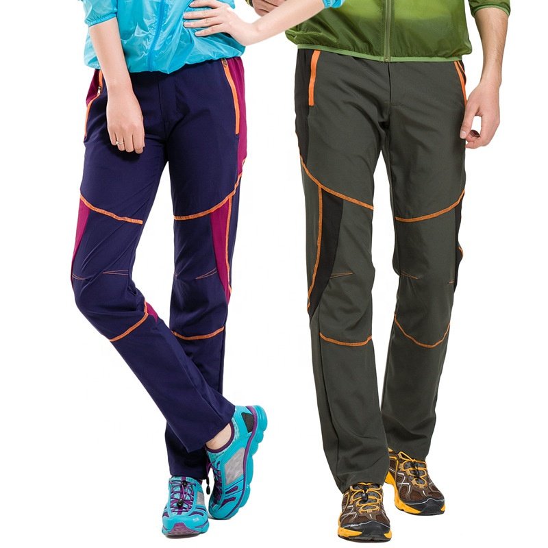Stretch Zipper Pocket Outdoor Rock Climbing Pants Bouldering Trousers Breathable Joggers Camping Clothing Hiking Pants