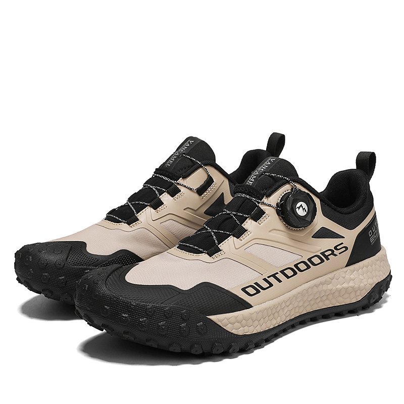 Men's Hiking Shoes Fast Lacing Light Anti Slip Outdoor Ankle Boots Trekking Trails Men's Sneakers Trainers For Men Hiking Shoes