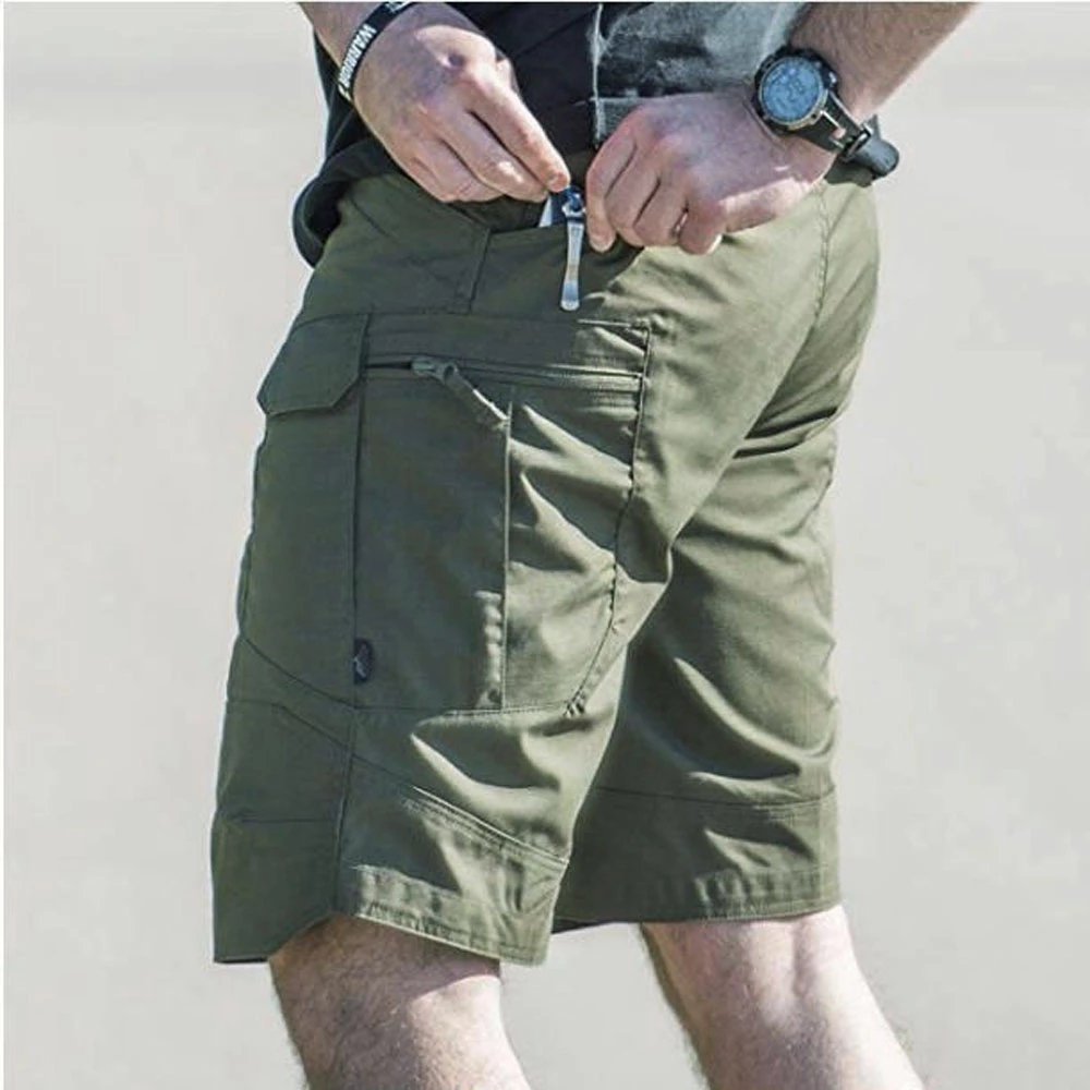 2023 Upgraded Waterproof Shorts Men's Cargo Shorts Relaxed Resistant Hiking Cycling Shorts For Outdoor Activity Pantalones