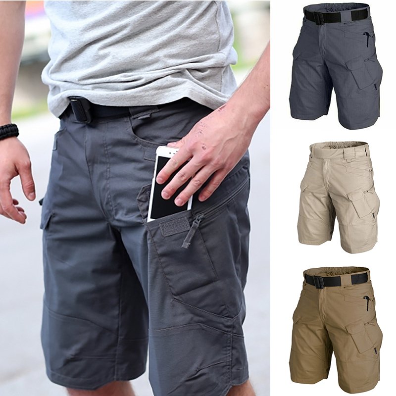 2023 Upgraded Waterproof Shorts Men's Cargo Shorts Relaxed Resistant Hiking Cycling Shorts For Outdoor Activity Pantalones