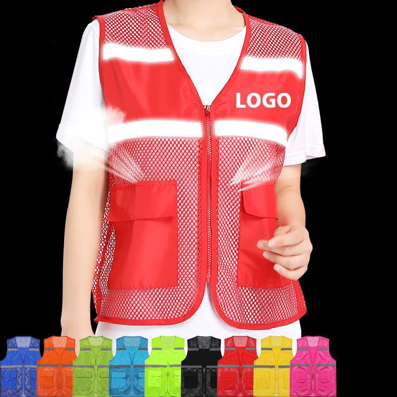 Wholesale Casual Custom Waistcoat climbing fishing Hiking Utility Multi Pocket Cargo Vest Work Vest