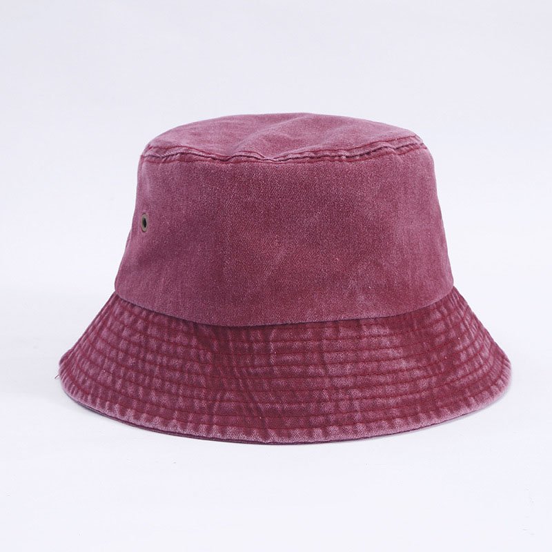 Europe and the United States cross the border to do old wash fisherman hat cowboy pot hat female sun shade all sun hat