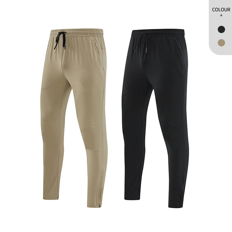 Men's Breathable Hiking Nylon Water-resistant Bottom Zipper Casual Trousers Sports Pants