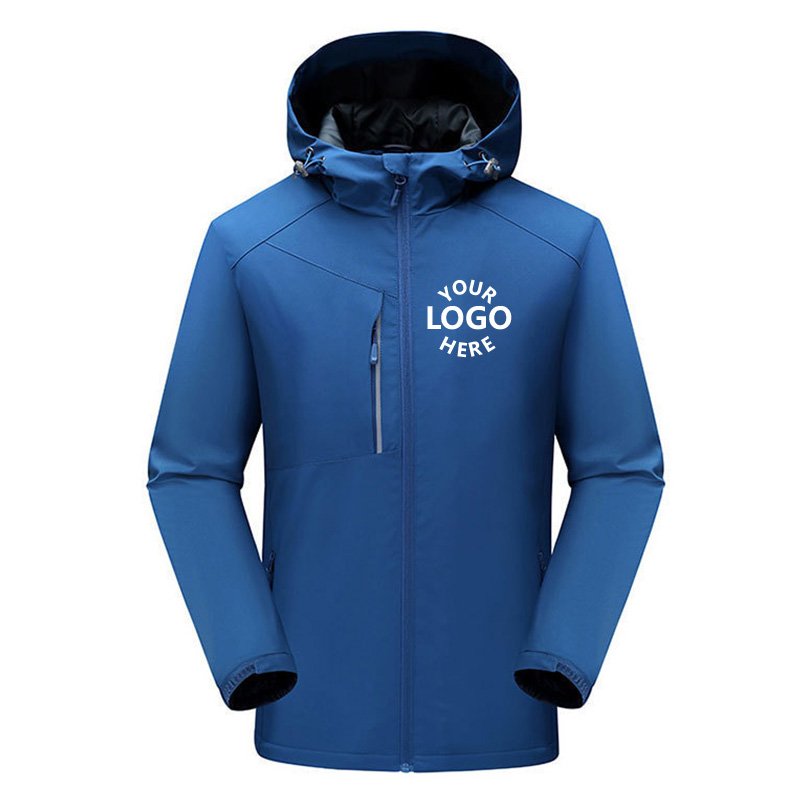 2022 custom winter utility waterproof windbreaker coat clothing hiking fleece hood softshell jacket for men