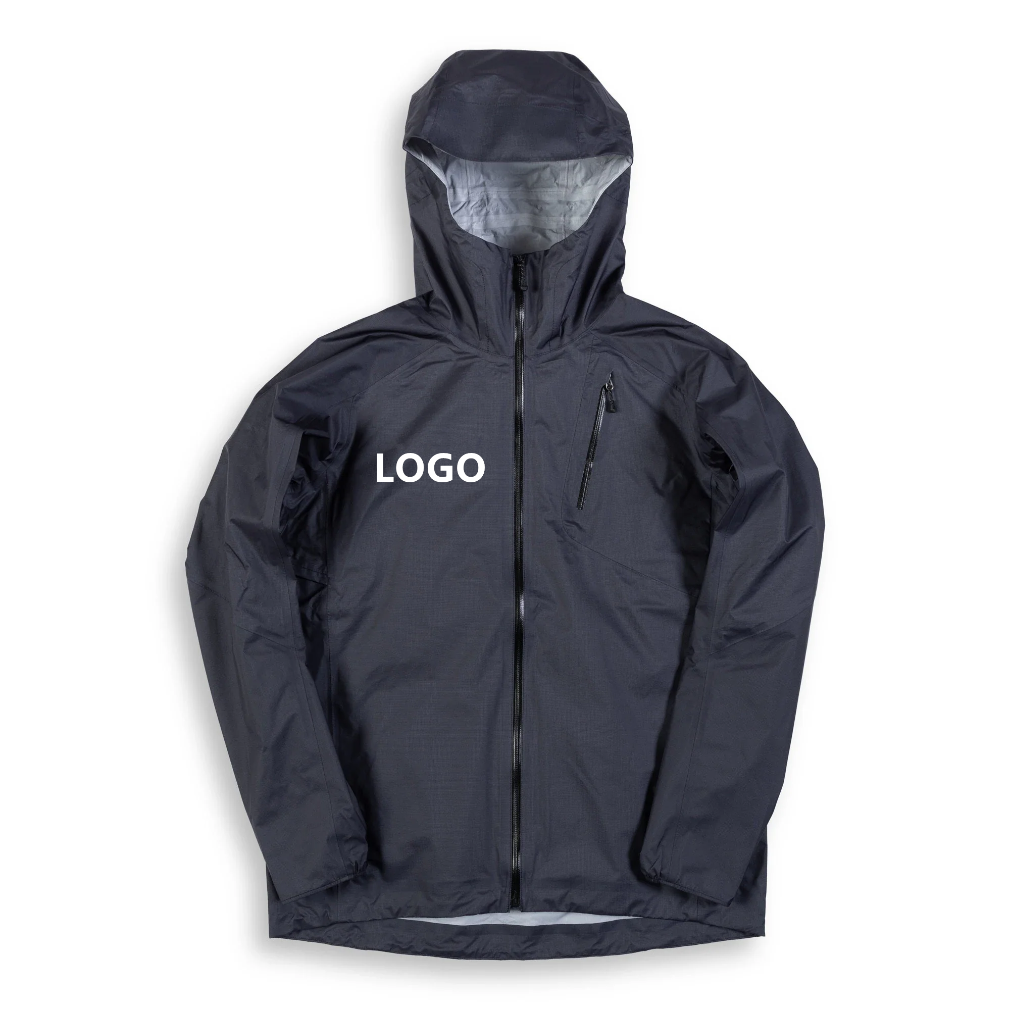 Sweatshirt Windproof And Waterproof Raincoat Customized Color Size Lightweight Customized Logo Men's Waterproof Jacket