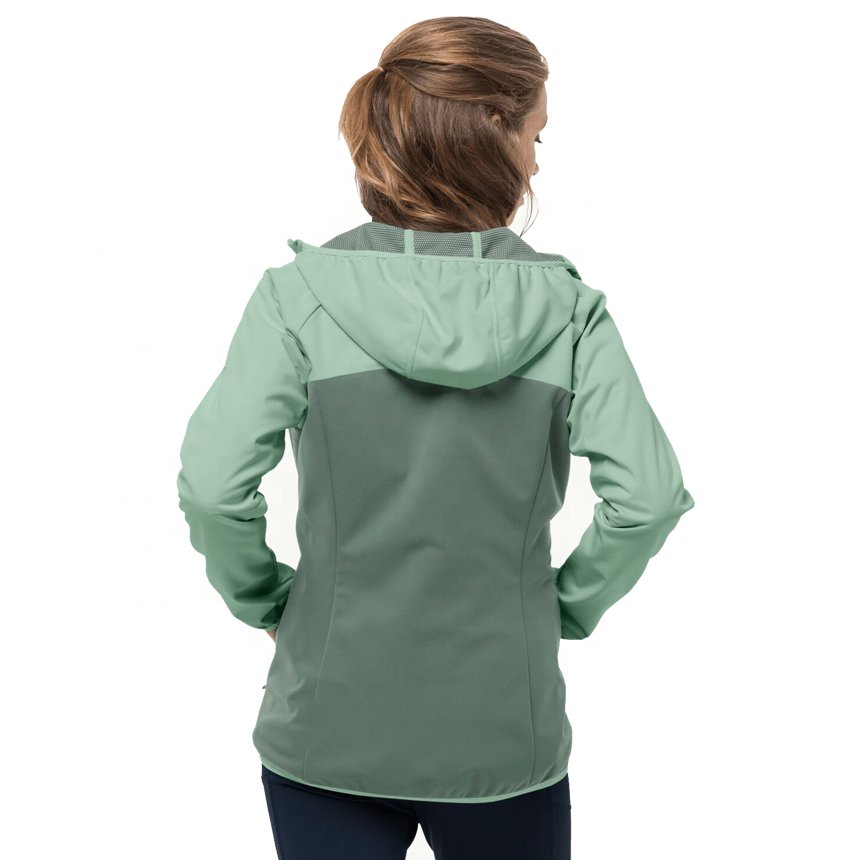 Custom Women Outdoor Waterproof Softshell Hiking Jacket High Quality Windproof Camping Coat Breathable Mesh Jacket Rain Coat