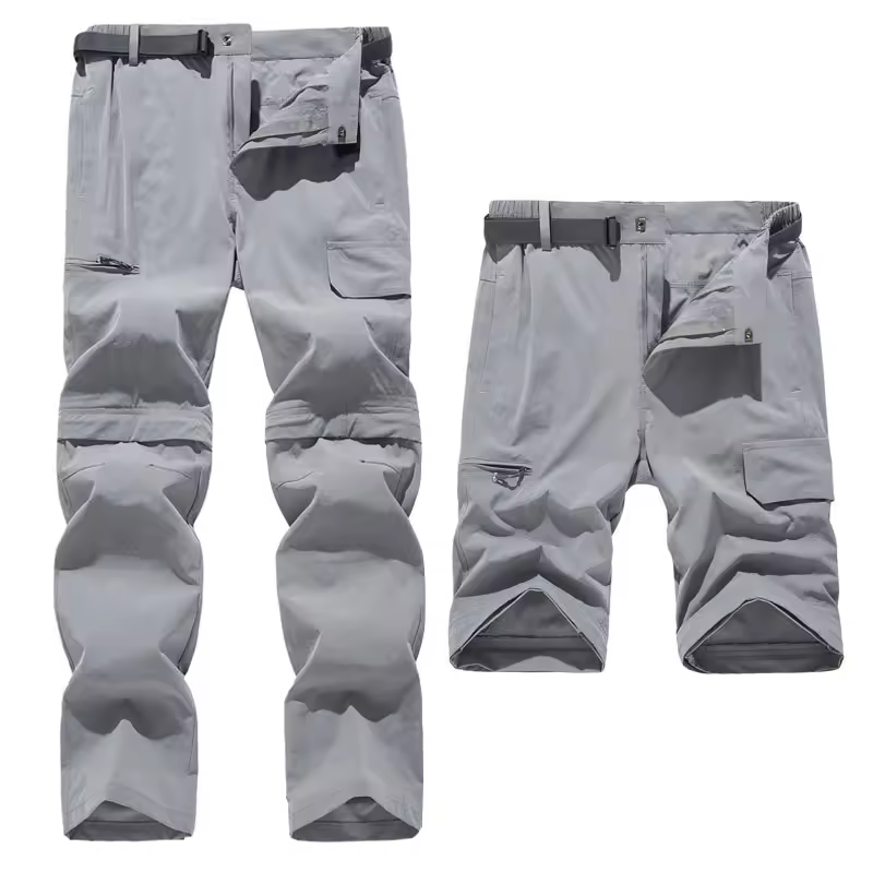 Fashion casual Men's Quick-Dry Stretch Hiking Pants Lightweight Cargo Work Pants With 3D Pockets