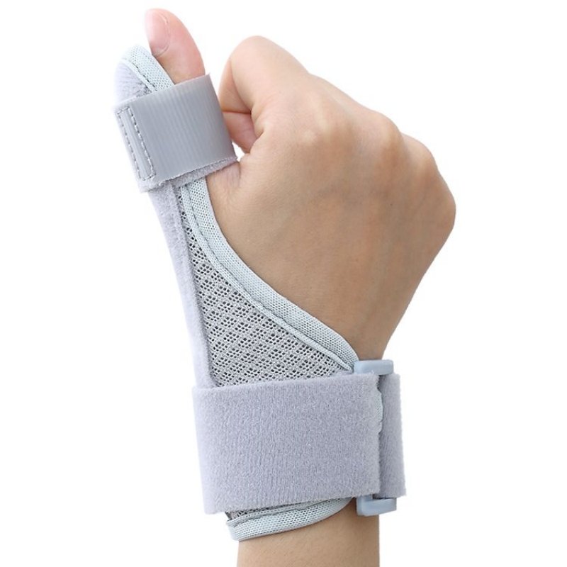 A thumb-and- thumb-plug for a thumbbone protection set for a bone fractured thumbnail