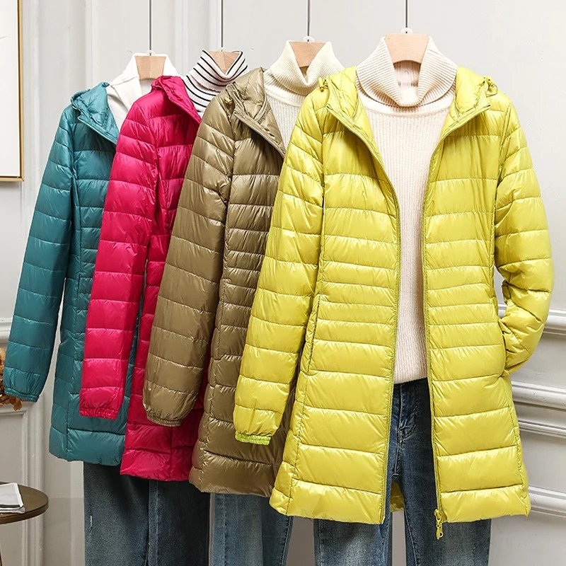 Wholesale Purple Stand Collar Zipper Casual Style Lightweight Cozy Extreme Womens Short Puffer Down Jacket Women Hooded