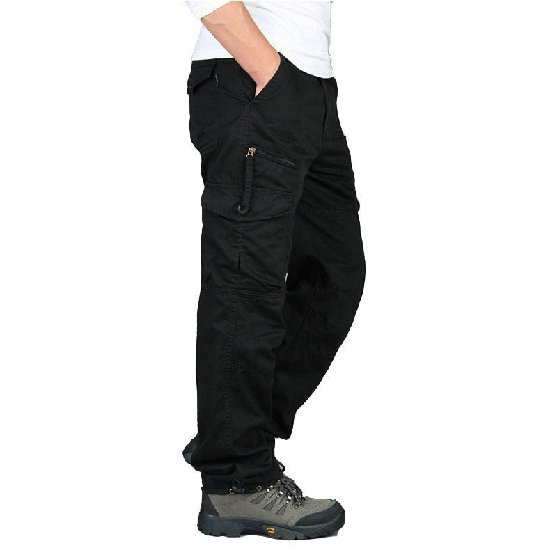 Men's lightweight outdoor hiking multi-functional pocket sports cargo pants